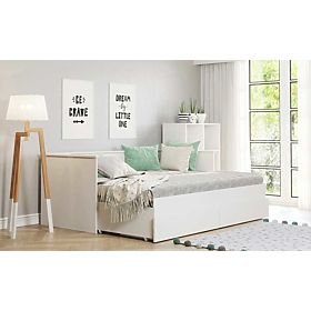 Folding bed HELIOS 200x80 cm - white