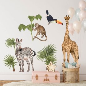 Giraffe wall stickers