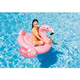 Inflatable flamingo in the water, INTEX