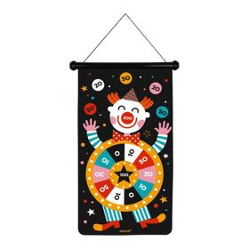 Janod Magnetic double-sided target Circus - 6 darts, JANOD