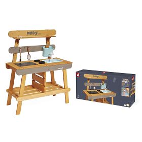 Janod Outdoor children's wooden kitchen Muddy Lab, JANOD