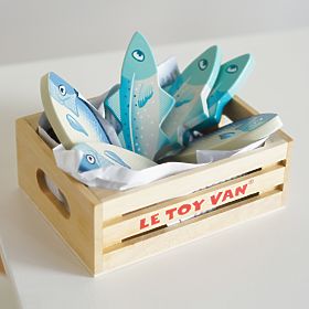 Le Toy Van Crate with fish, Le Toy Van