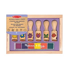 Melissa & Doug set of wooden stamps - 6 pcs, Melissa & Doug