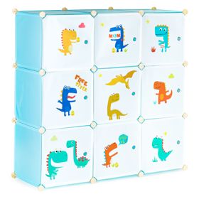 Modular Children's Wardrobe with 9 Shelves, MODERNHOME