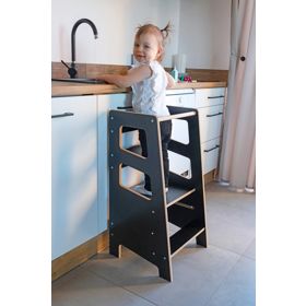 Montessori learning tower Quadro Black, Ourbaby®