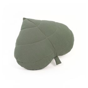 Muslin Pillow Ourbaby 38x35 cm Leaf - Green, Ourbaby®