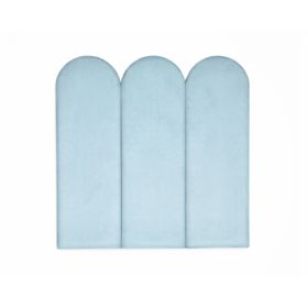 Obluček upholstered panel - baby blue