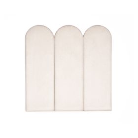 Obluček upholstered panel - cream