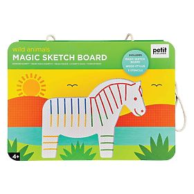 Petit Collage Magnetic drawing board wild animals, Petit Collage