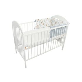 Protective mantinel 180 for crib Forest animals - gray, Ankras