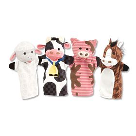 Maňáscí Farma - set of 4 pcs, Melissa & Doug