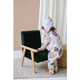 Retro children's armchair Velvet - dark green, Modelina Home