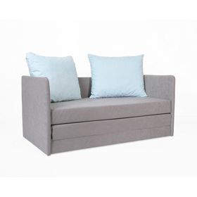 Convertible Sofa Jack - Dark Gray / Light Blue, SFM