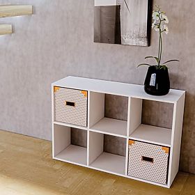 2x3 Shelf Unit - White
