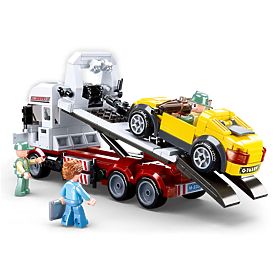 Sluban Town Building Set M38-B0879 - Tow Truck with Tipping Bed, Sluban