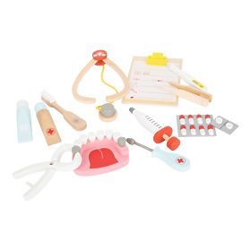 Small Foot Children's doctor's case for small dentists 2 in 1, small foot