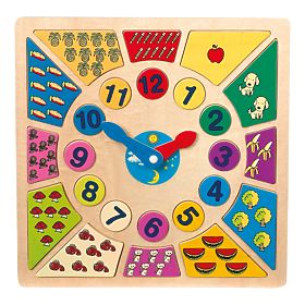 Small Foot Insertion educational puzzle learn hours, small foot