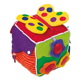 Small Foot Plush toy cube for the little ones, small foot