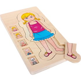 Small Foot Wooden anatomy puzzle, small foot