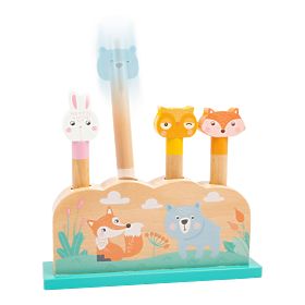 Small Foot Wooden animal shooting game, small foot