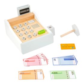 Small Foot Wooden cash register white, small foot