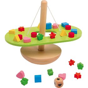 Small Foot Wooden motor toy Balancing balancing swing, small foot