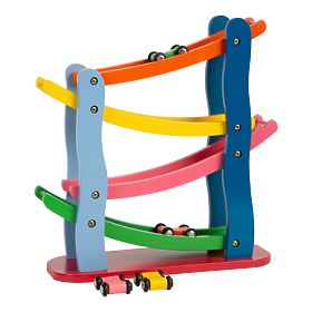 Small Foot Wooden racing track 4 cars, small foot