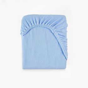 Terry sheet 200x140 cm - light blue, Frotti