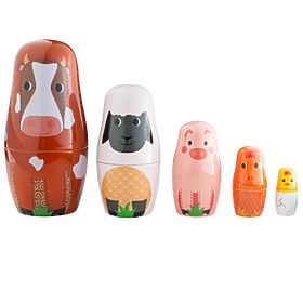 Tidlo Matryoshka farm animal