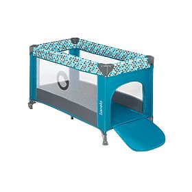 Travel cot Stefi - Green Turquoise, Lionelo