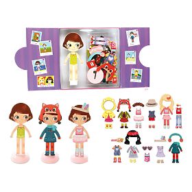 Vilac Chloe Magnetic Dress Up Puzzle, Vilac