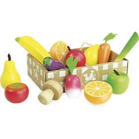 Vilac Wooden fruit and vegetable set, Vilac