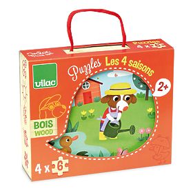 Vilac Wooden puzzle 4 seasons, Vilac