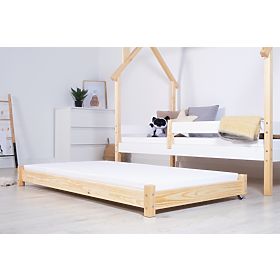 Pull-Out Trundle Bed Vario with Foam Mattress - Natural, Litdrew