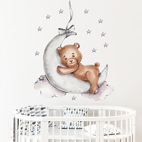 Wall Stickers - Bear on the Moon