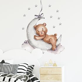 Wall Stickers - Bear on the Moon