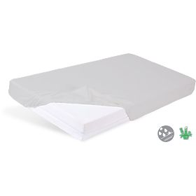 Waterproof bamboo sheet 140x70 - gray, Babymatex