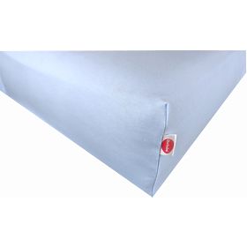 Waterproof cotton sheet - light blue 120 x 60 cm, Frotti