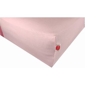 Waterproof cotton sheet - pink 120 x 60 cm, Frotti