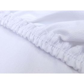 Waterproof cotton sheet - white, Frotti