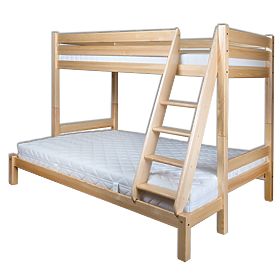 Wooden Bunk Bed 90/140x200 cm - Pine