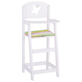 High wooden chair for dolls, Susibelle