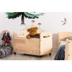 Wooden chest for toys BOX, ADEKO