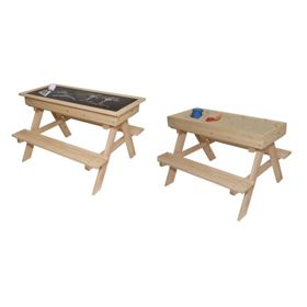 Wooden garden set